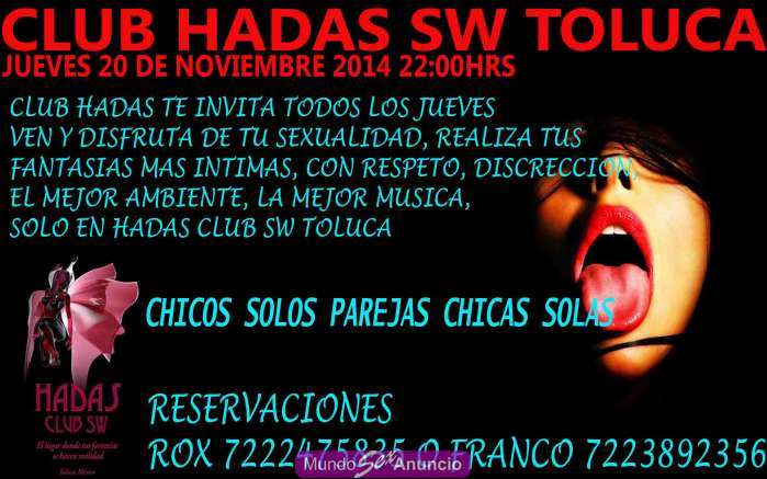 Club hadas sw toluca en Toluca, Estado de México - 7222475835